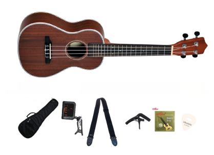 EverPlay UKU-701S - ZESTAW XL - ukulele sopranowe