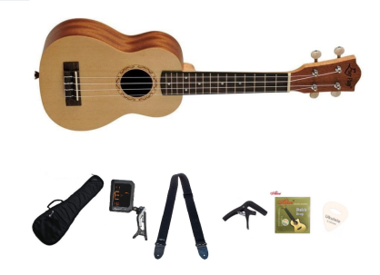 EverPlay UK21-50M - ZESTAW XL - ukulele sopranowe