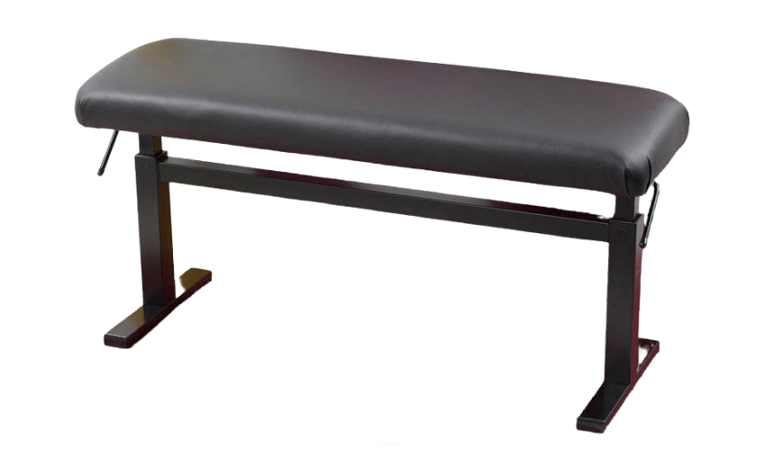 Ława do pianina podwójna Hidrau model BM-45L - skóra naturalna