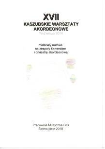 Nuty "Kaszubskie warsztaty akordeonowe XVII" Krzysztof Naklicki