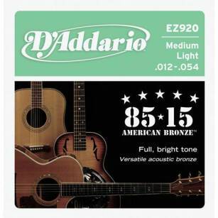 D'Addario EZ920 12-54  struny do gitary akustycznej