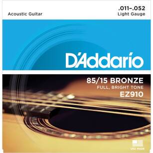 D'Addario EZ910 11-52  struny do gitary akustycznej