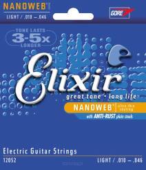 Elixir NanoWeb 10-46 Light - struny do gitary elektrycznej