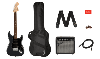 Gitara elektryczna Squier Affinity CFM zestaw