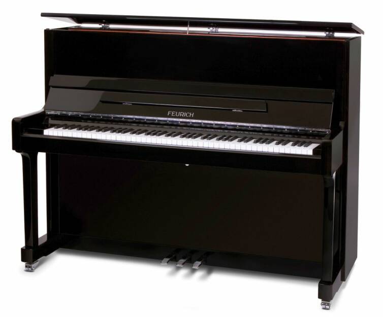 Pianino FEURICH model 122 UNIVERSAL czarny